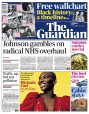 The Guardian (UK) Newspaper Front Page for 11 July 2020