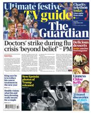 The Guardian front page for 13 December 2025