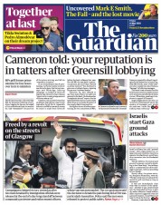 The Guardian (UK) Newspaper Front Page for 14 May 2021