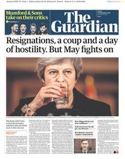 The Guardian (UK) Newspaper Front Page for 16 November 2018