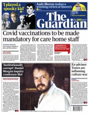 The Guardian (UK) Newspaper Front Page for 16 June 2021