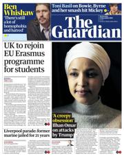 The Guardian front page for 17 December 2025