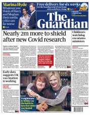 The Guardian (UK) Newspaper Front Page for 17 February 2021