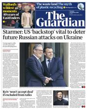 The Guardian front page for 18 February 2025