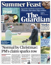 The Guardian (UK) Newspaper Front Page for 18 July 2020