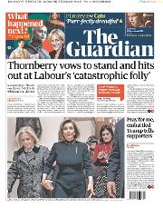 The Guardian (UK) Newspaper Front Page for 19 December 2019