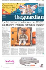 The Guardian (UK) Newspaper Front Page for 19 August 2016