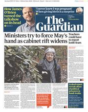 The Guardian (UK) Newspaper Front Page for 1 April 2019