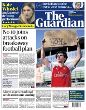 The Guardian (UK) Newspaper Front Page for 20 April 2021