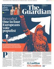 The Guardian (UK) Newspaper Front Page for 21 November 2018