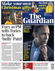 The Guardian (UK) Newspaper Front Page for 21 November 2020