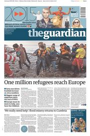 The Guardian (UK) Newspaper Front Page for 23 December 2015