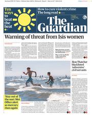 The Guardian (UK) Newspaper Front Page for 24 July 2018