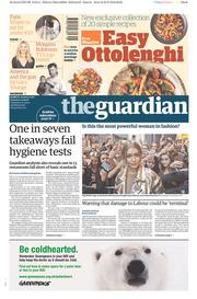 The Guardian (UK) Newspaper Front Page for 24 September 2016