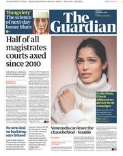 The Guardian (UK) Newspaper Front Page for 28 January 2019