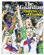 The Guardian front page for 28 July 2025