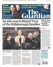 The Guardian (UK) Newspaper Front Page for 29 November 2019