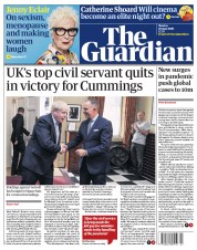 The Guardian (UK) Newspaper Front Page for 29 June 2020