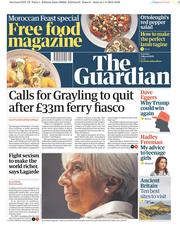 The Guardian (UK) Newspaper Front Page for 2 March 2019