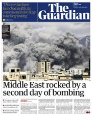 The Guardian front page for 2 March 2026