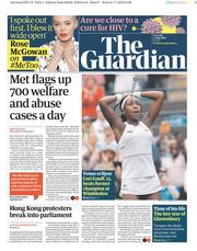 The Guardian (UK) Newspaper Front Page for 2 July 2019