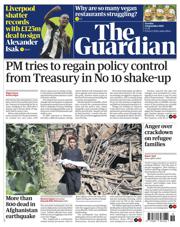 The Guardian front page for 2 September 2025