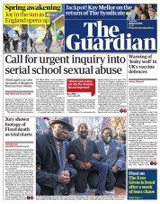 The Guardian (UK) Newspaper Front Page for 30 March 2021