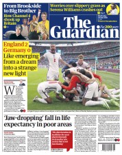 The Guardian (UK) Newspaper Front Page for 30 June 2021