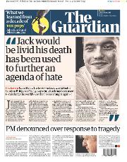 The Guardian (UK) Newspaper Front Page for 3 December 2019