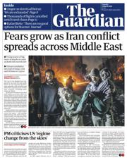 The Guardian front page for 3 March 2026