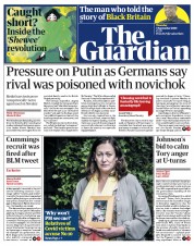 The Guardian (UK) Newspaper Front Page for 3 September 2020