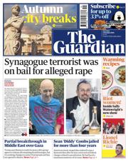 The Guardian front page for 4 October 2025