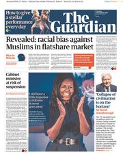 The Guardian (UK) Newspaper Front Page for 4 December 2018