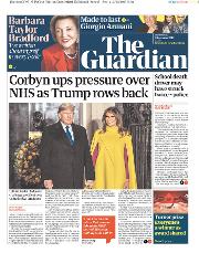 The Guardian (UK) Newspaper Front Page for 4 December 2019