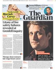 The Guardian (UK) Newspaper Front Page for 5 June 2018