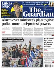 The Guardian front page for 6 October 2025