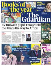 The Guardian front page for 6 December 2025