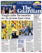 The Guardian (UK) Newspaper Front Page for 6 January 2021