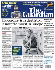 The Guardian (UK) Newspaper Front Page for 6 May 2020