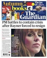 The Guardian front page for 6 September 2025
