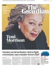 The Guardian (UK) Newspaper Front Page for 7 August 2019