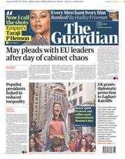 The Guardian (UK) Newspaper Front Page for 8 March 2019