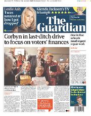 The Guardian (UK) Newspaper Front Page for 9 December 2019