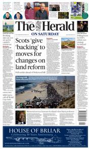 The Herald front page for 11 October 2025