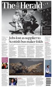 The Herald front page for 11 July 2025