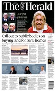 The Herald front page for 12 February 2025