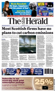 The Herald (UK) Newspaper Front Page for 17 July 2021