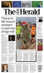 The Herald front page for 19 December 2025