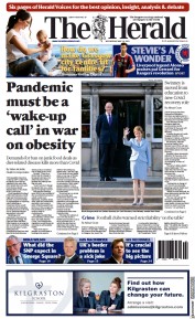 The Herald (UK) Newspaper Front Page for 19 May 2021