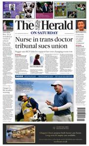 The Herald front page for 19 July 2025